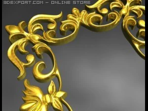 装飾フレーム 3Dモデル