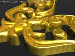 装飾フレーム 3Dモデル