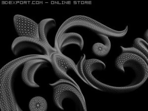 装飾フレーム 3Dモデル