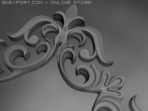 装飾フレーム 3Dモデル