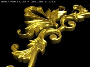 &eacute;l&eacute;ment d&eacute;coratif 4 Modèle 3D