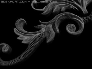 decorative element 4 3D 모델