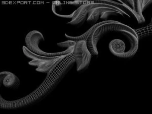 &eacute;l&eacute;ment d&eacute;coratif 4 Modèle 3D