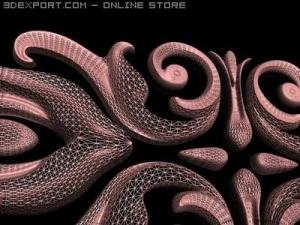 decorative relief 3D Model