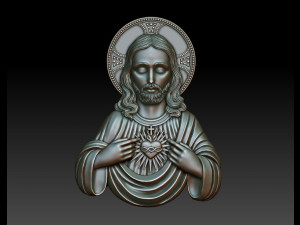 Sacred Heart of Jesus 3 3D Print Model