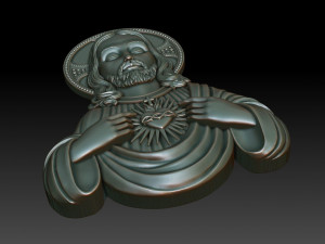 Sacred Heart of Jesus 3 3D Baskı Modeli