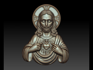 Sacred Heart of Jesus 3 3D Baskı Modeli