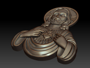 Sacred Heart of Jesus 3 3D Baskı Modeli