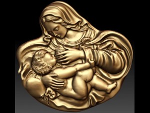 madonna pendant 3D Model