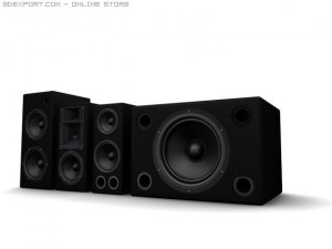 speakers 3D Model