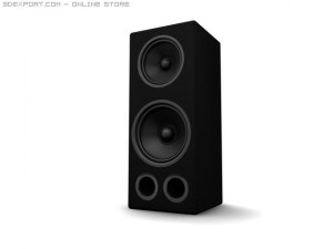 speakers 3D Model
