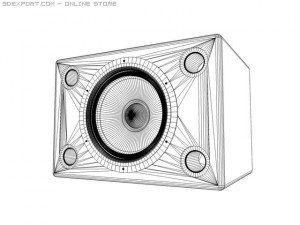 speakers 3D Model