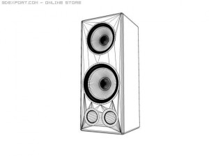speakers 3D Model