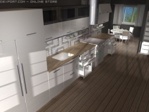 italian kitchen Modèle 3D