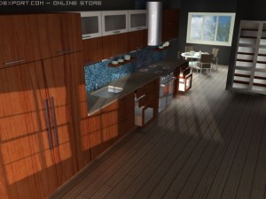 italian kitchen Modèle 3D