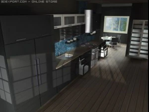 italian kitchen 3D Model