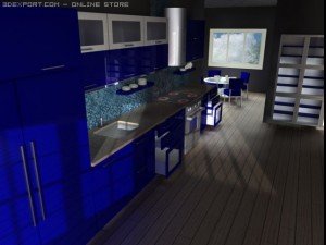 italian kitchen Modèle 3D