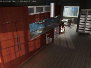 italian kitchen Modèle 3D