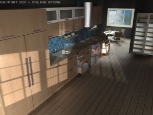 italian kitchen Modèle 3D