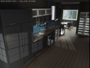 italian kitchen Modèle 3D