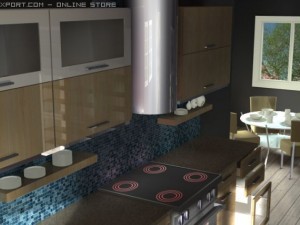 italian kitchen Modèle 3D