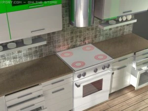 italian kitchen 3D Model