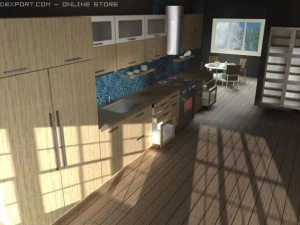 italian kitchen 3D Model