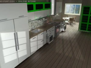 italian kitchen 3D Model