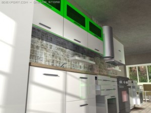 italian kitchen Modèle 3D