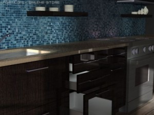 italian kitchen Modèle 3D