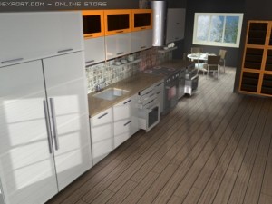 italian kitchen Modèle 3D