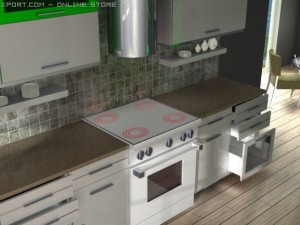 italian kitchen Modèle 3D
