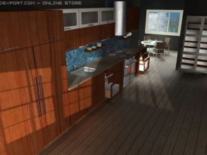 italian kitchen 3D Model
