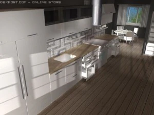 italian kitchen 3D Model