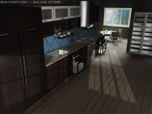 italian kitchen Modèle 3D