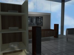 italian kitchen antares Modello 3D