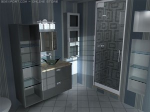 modern bath novello Modèle 3D