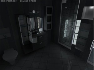 modern bath novello 3D Model