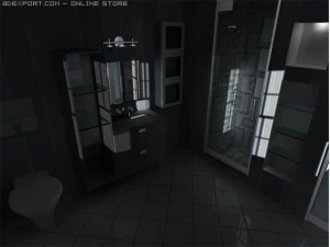 modern bath novello 3D Model