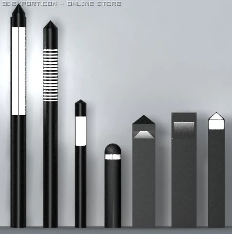 lamps 3D Model .c4d .max .obj .3ds .fbx .stl .blend 
