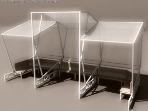 busstop Modèle 3D