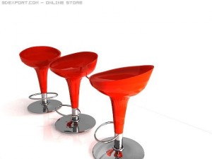 bar stool 3D Модель