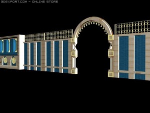 exterior wall 3D Model