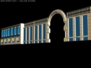exterior wall 3D Model