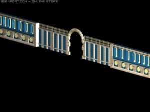 exterior wall 3D Model