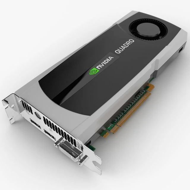 nvidia quadro fx gpu 3D Model .c4d .max .obj .3ds .fbx .stl .blend 