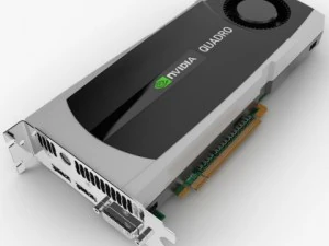 nvidia quadro fx gpu Modelo 3D