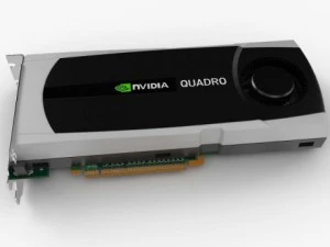 nvidia quadro fx gpu 3D Model