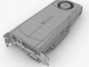 nvidia quadro fx gpu 3D Model