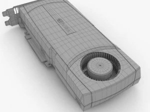 nvidia quadro fx gpu 3D Model